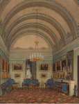 Hau Edward Petrovich Interiors of the Winter Palace. The First Reserved Apartment. The Salon of Duke M. Leuchtenberg - Hermitage